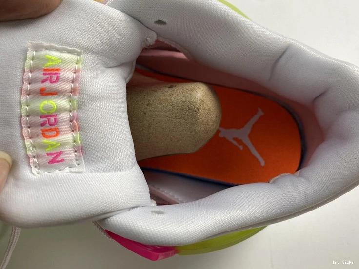 Jordan Retro 4 Pink White (GS) - CV7808-100 Lemon 0420